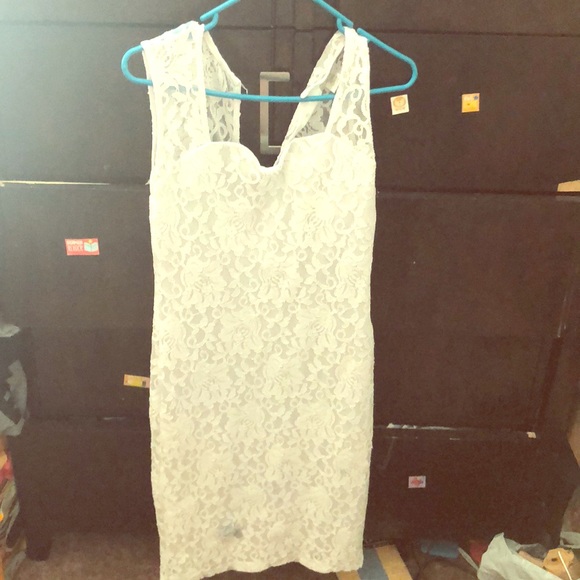 April Spirit Dresses & Skirts - White lace dress April Spirit Dresses & Skirts - White lace dress